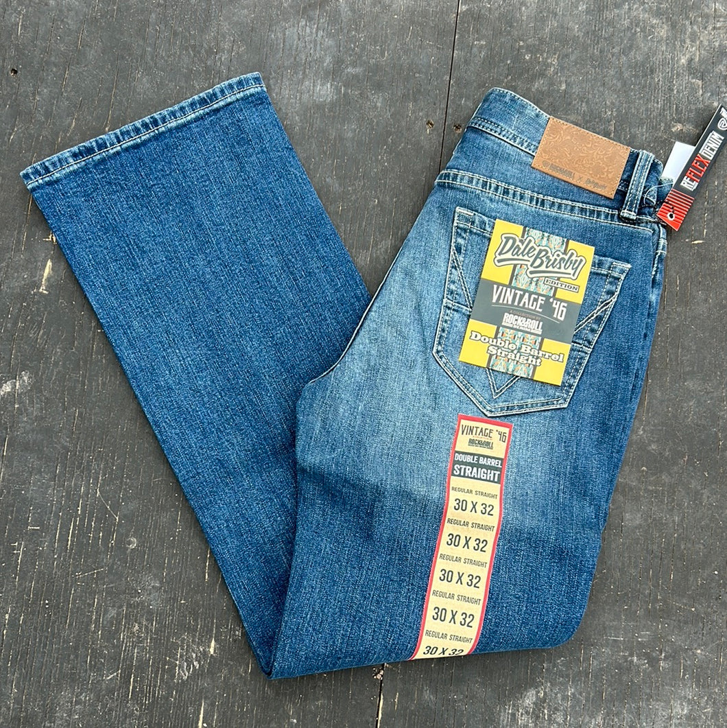 Men’s Dale Brisby double barrel straight jeans