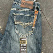 Load image into Gallery viewer, Men’s Double barrel bootcut jeans
