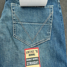 Load image into Gallery viewer, Men’s Dale Brisby double barrel straight jeans
