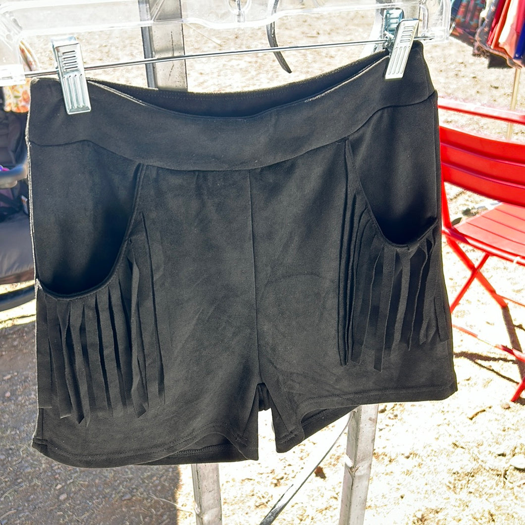 San Angelo suede shorts
