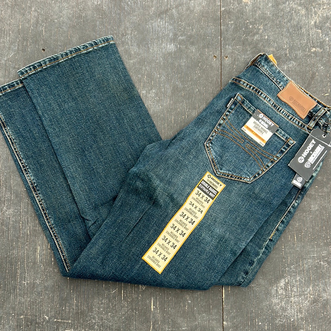Men’s Hooey Double barrel stackable bootcut jeans