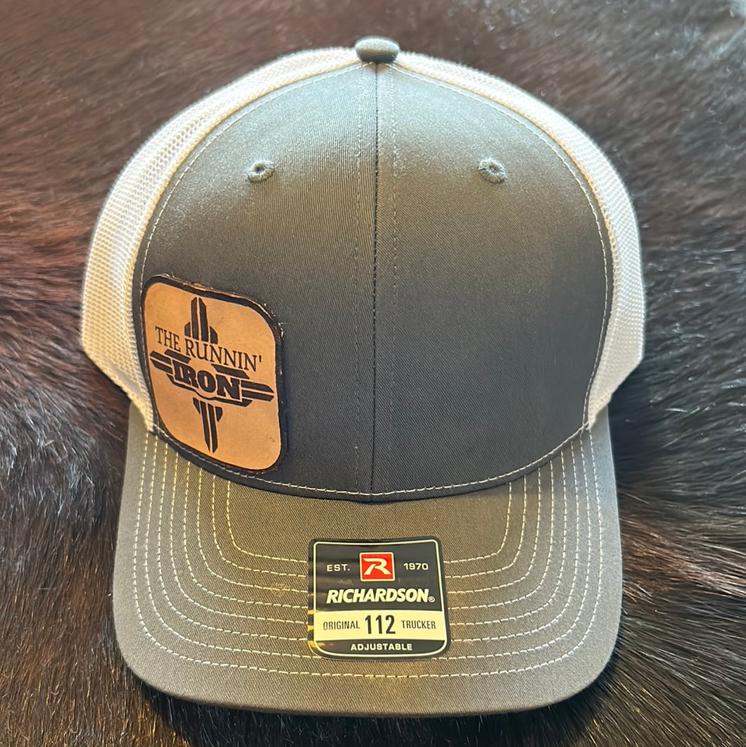 Richardson cap with leather patch