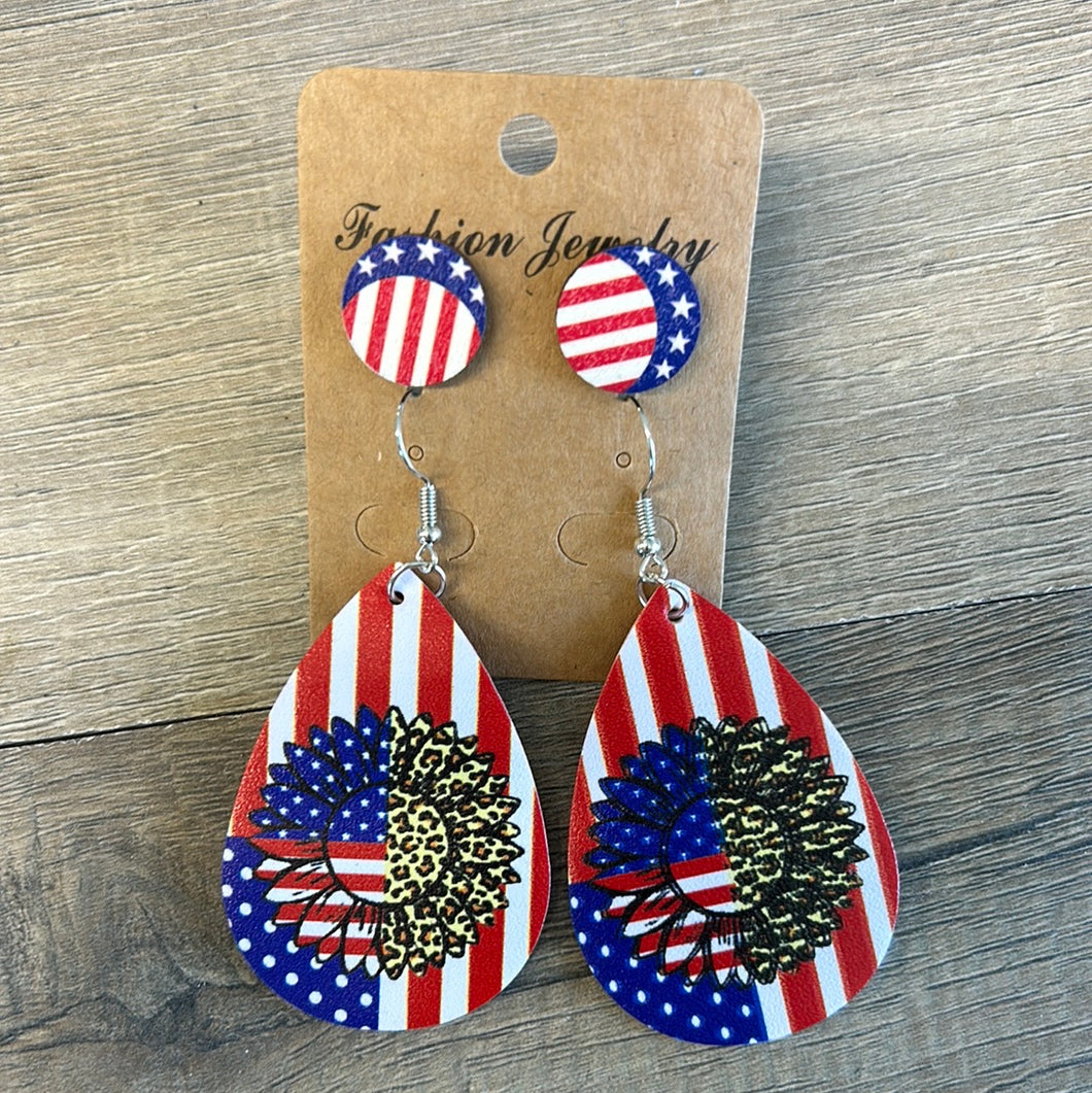 Patriotic earring set