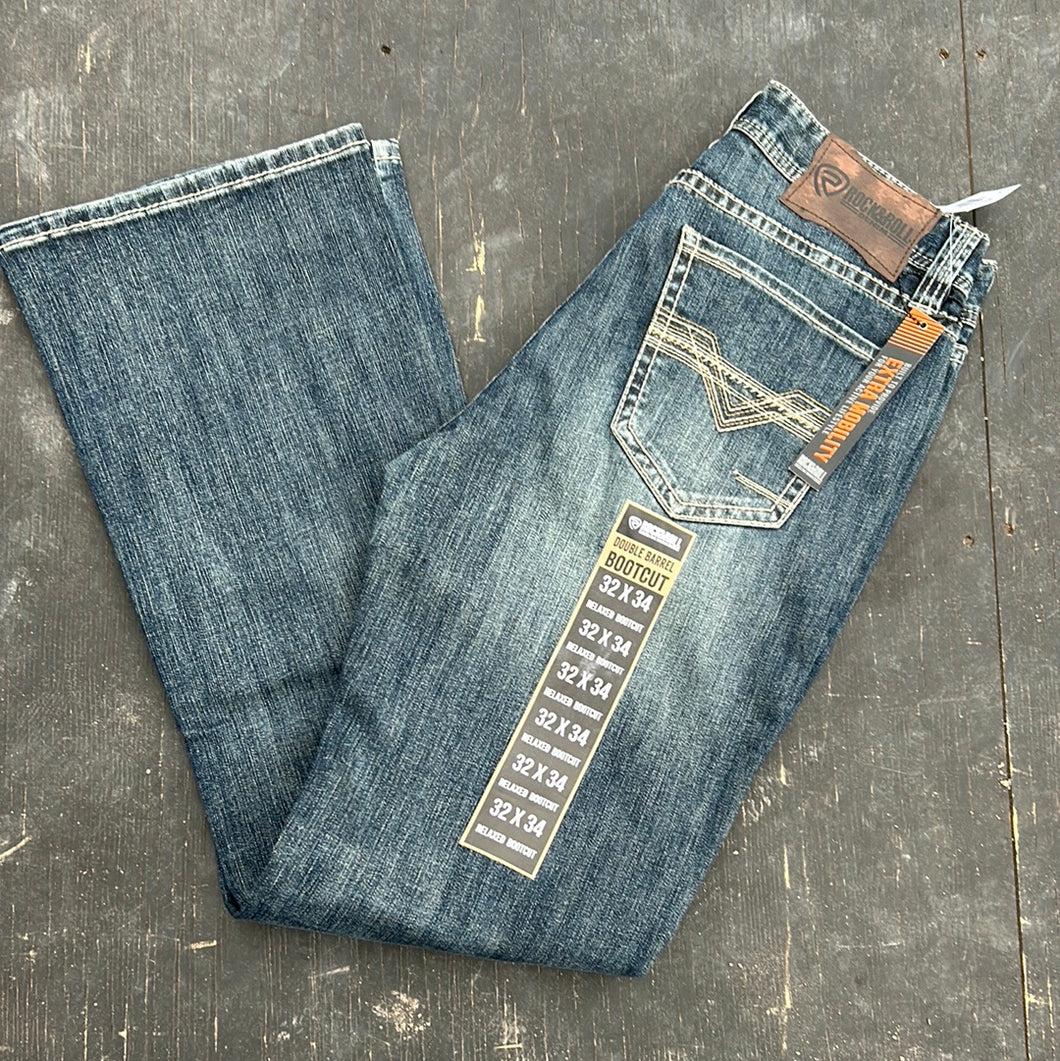 Men’s Double barrel bootcut jeans