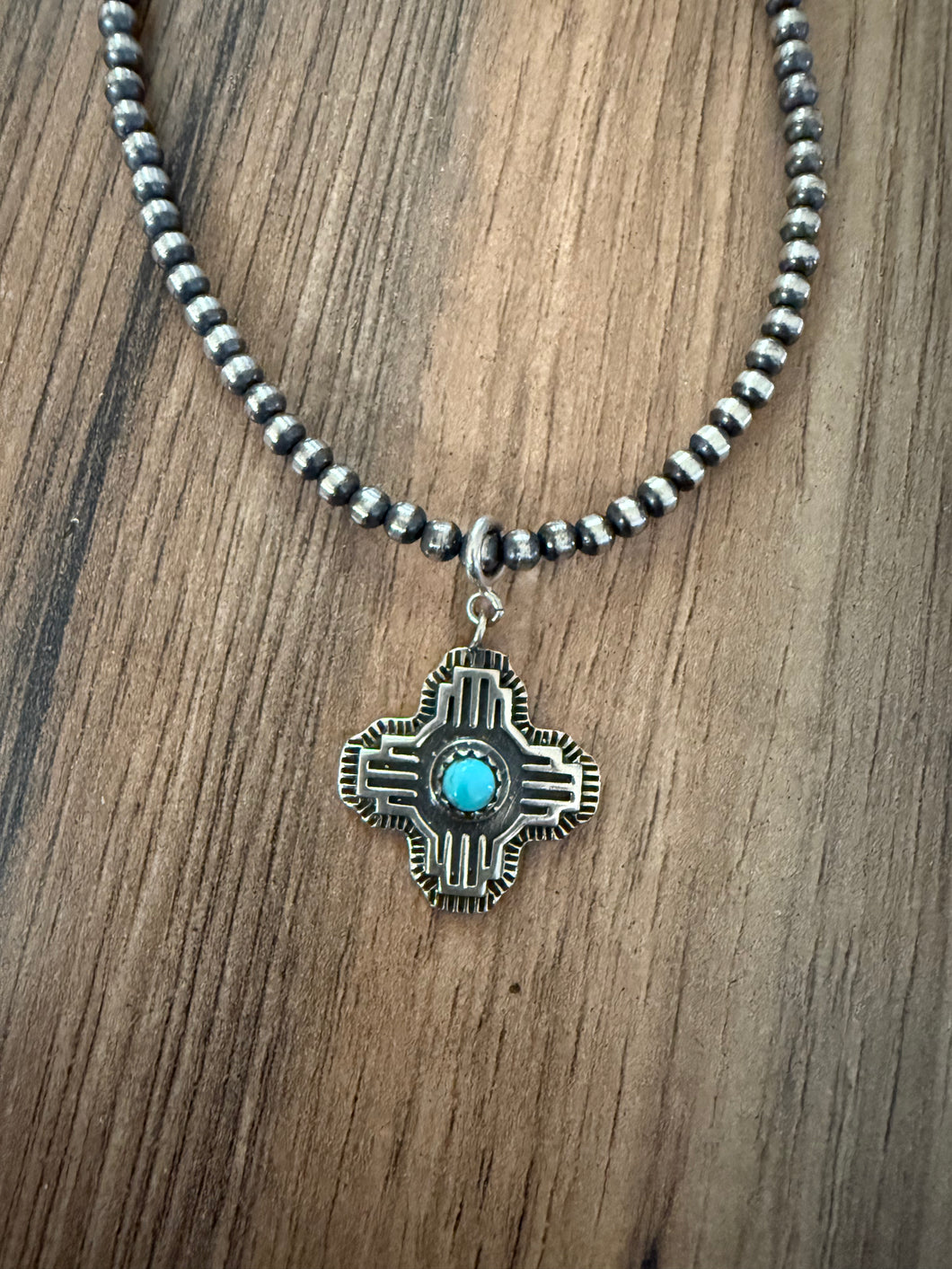 Turquoise Zia necklace