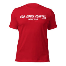 Load image into Gallery viewer, God family country shirt
