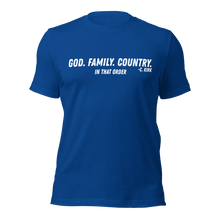 Load image into Gallery viewer, God family country shirt
