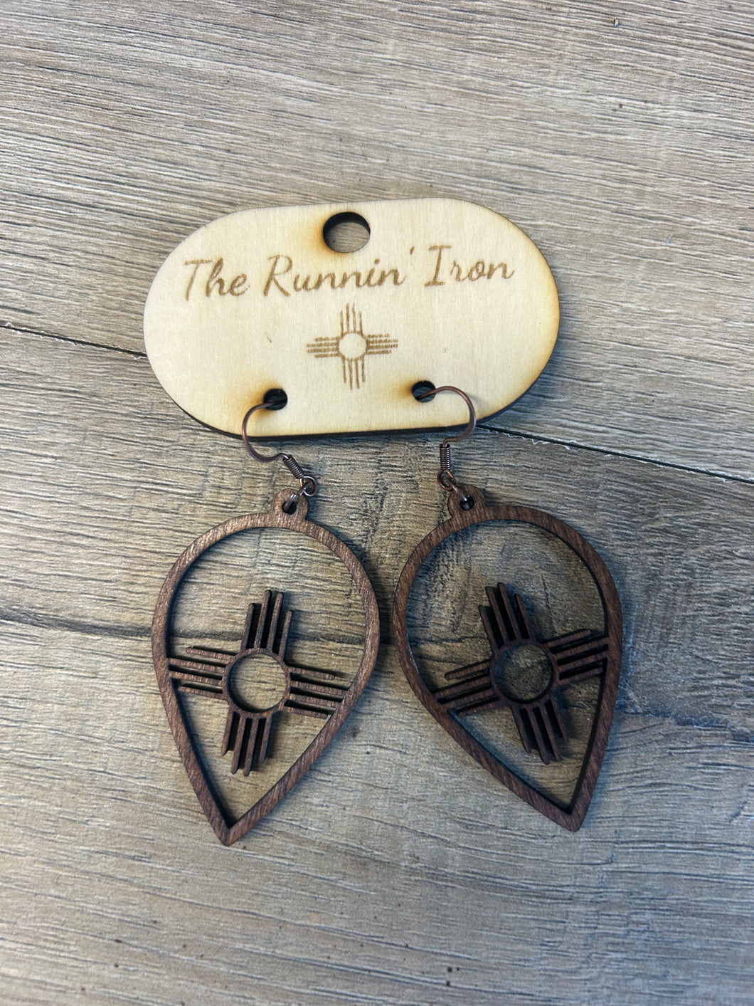 Zia symbol earrings