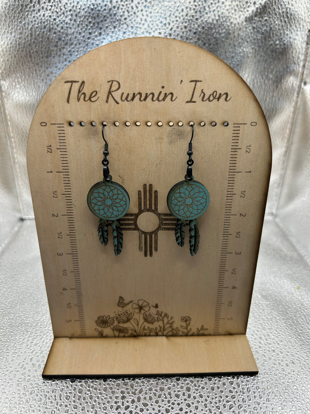 Wooden earrings