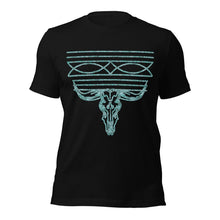 Load image into Gallery viewer, Faux embroidered boot stitch tee
