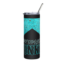 Load image into Gallery viewer, Turquoise Junkie Stainless steel tumbler
